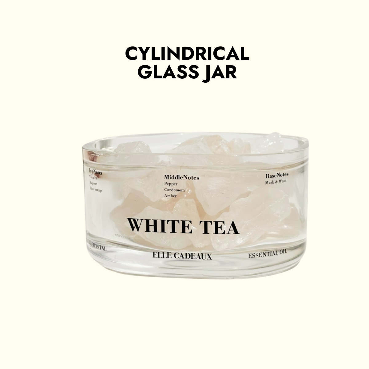 White Tea fragrance oil bottle by Elle Cadeaux