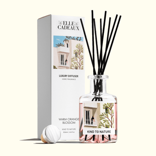 Warm Orange Blossom Luxury Reed Diffuser – 6 oz